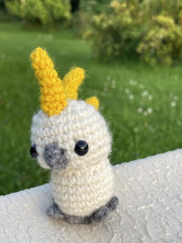 amigurumi kakaduu